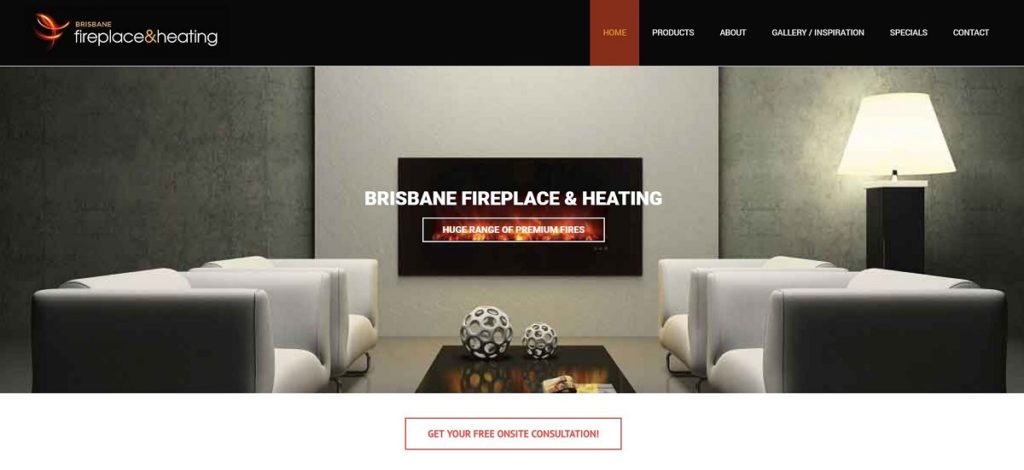 Brisbane Fire and heating Website